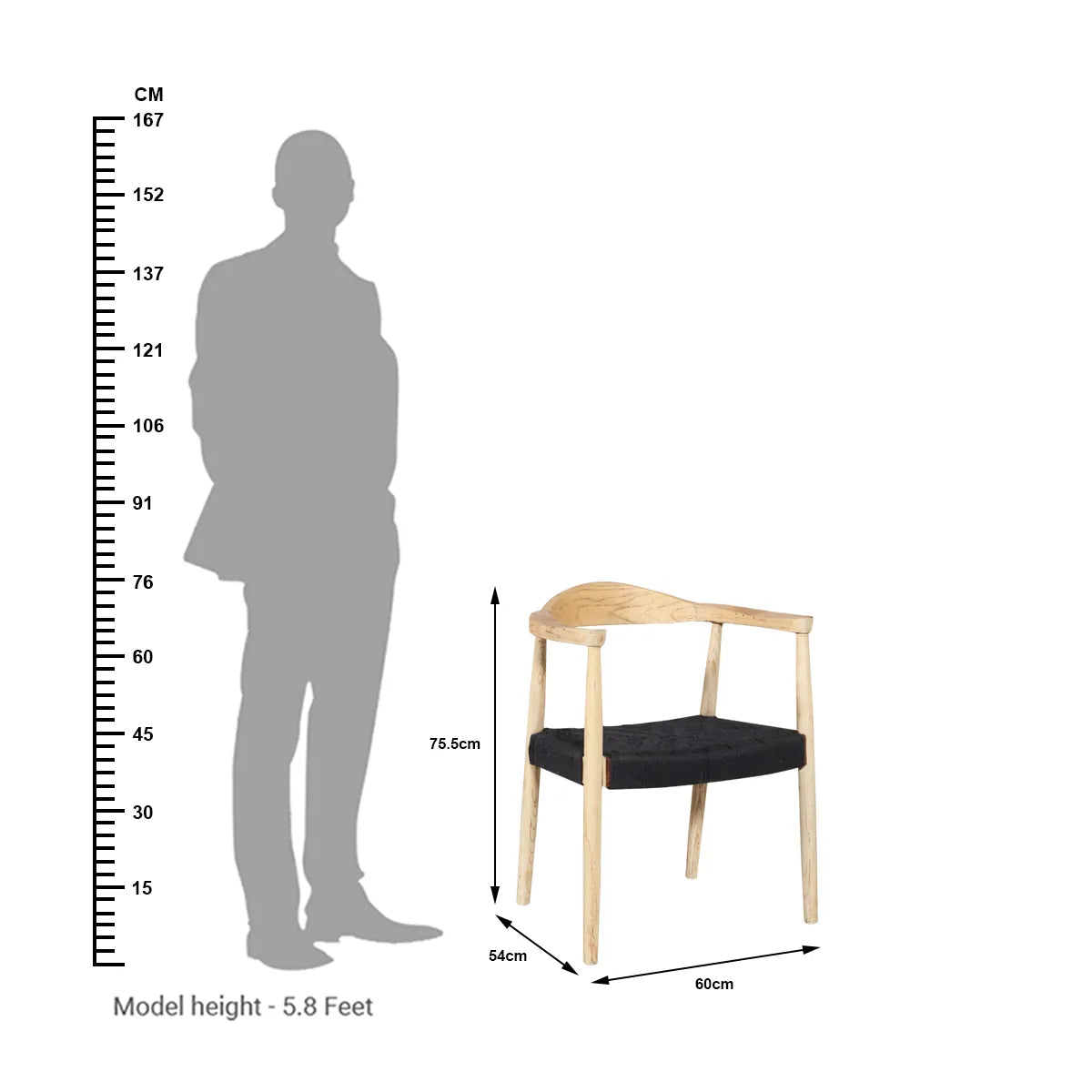 SculptedCrest Arm Chair