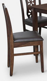 The Verona Dining Set – 6-Seater Set in Sheesham Wood and Dark Brown Finish