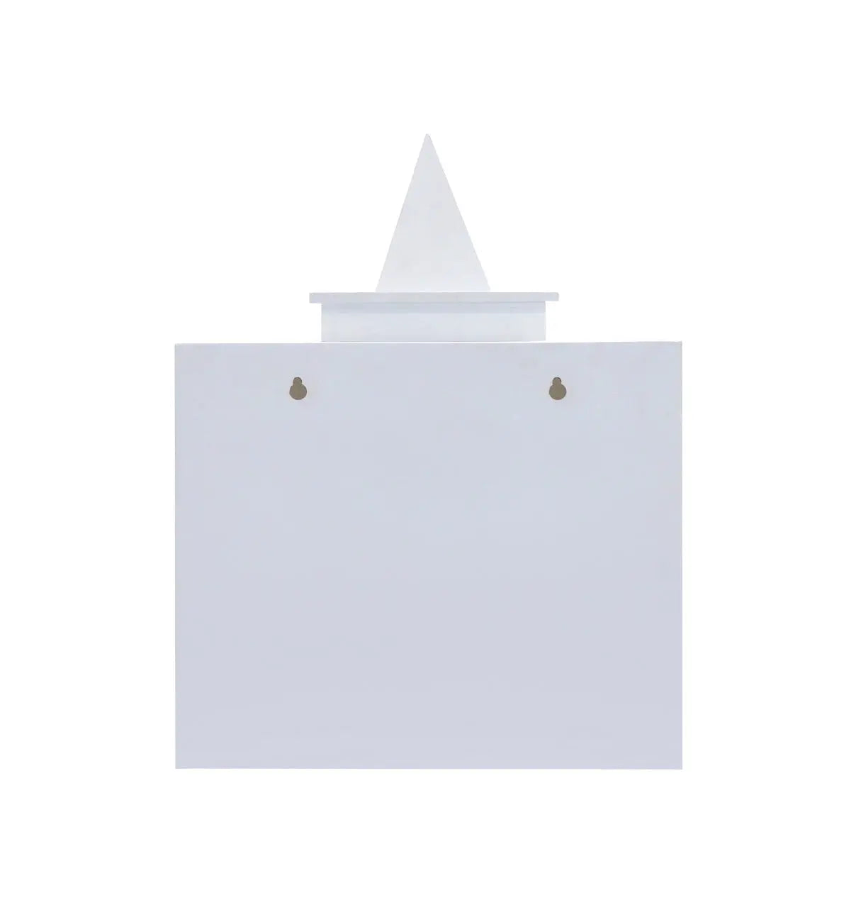 White Finish Traditional Wooden Pooja Mandir for Home | Compact & Lightweight MDF Temple - Furniza