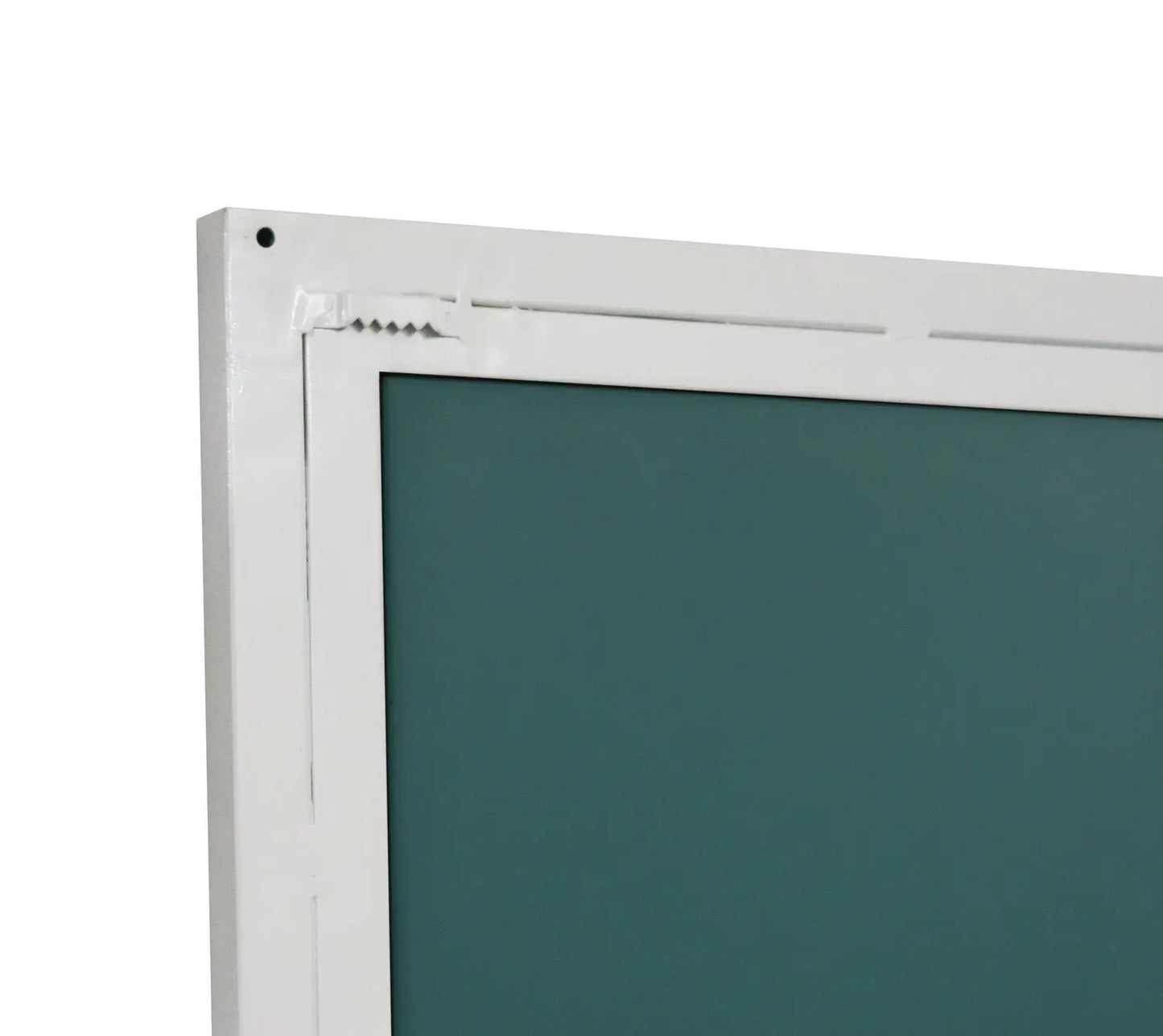 Full-Length Iron Mirror with white-finished Frame – Modern Luxury Mirror - Furniza