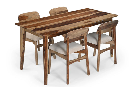 6 Seater Cushioned Dining Set With Bench - Furniza