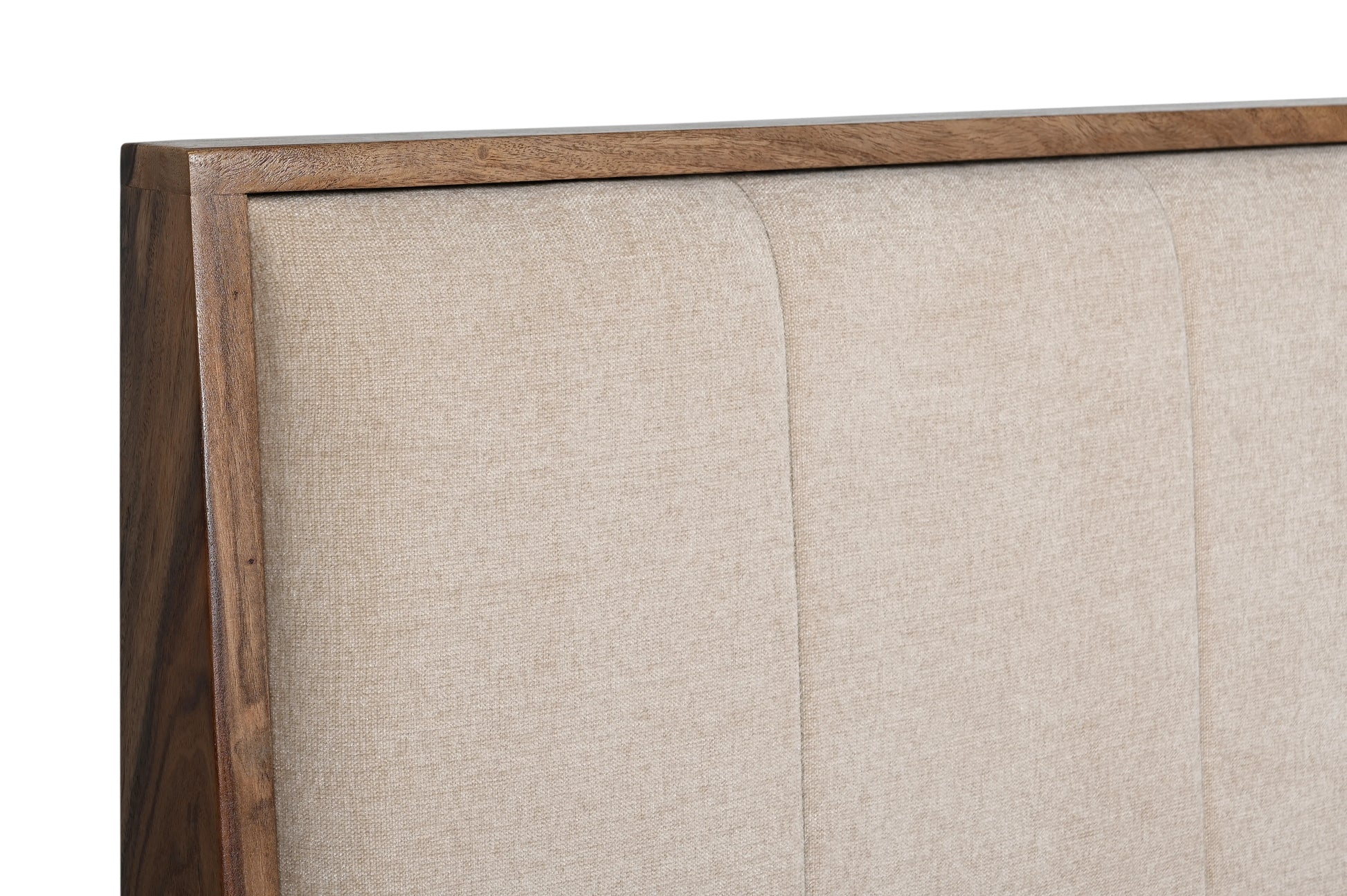 Sheesham Wood Queen Size Bed with Storage – Honey Finish - Furniza