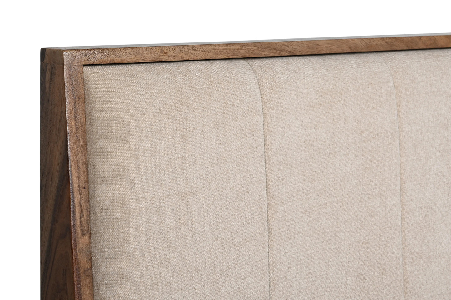 Sheesham Wood Queen Size Bed with Storage – Honey Finish - Furniza