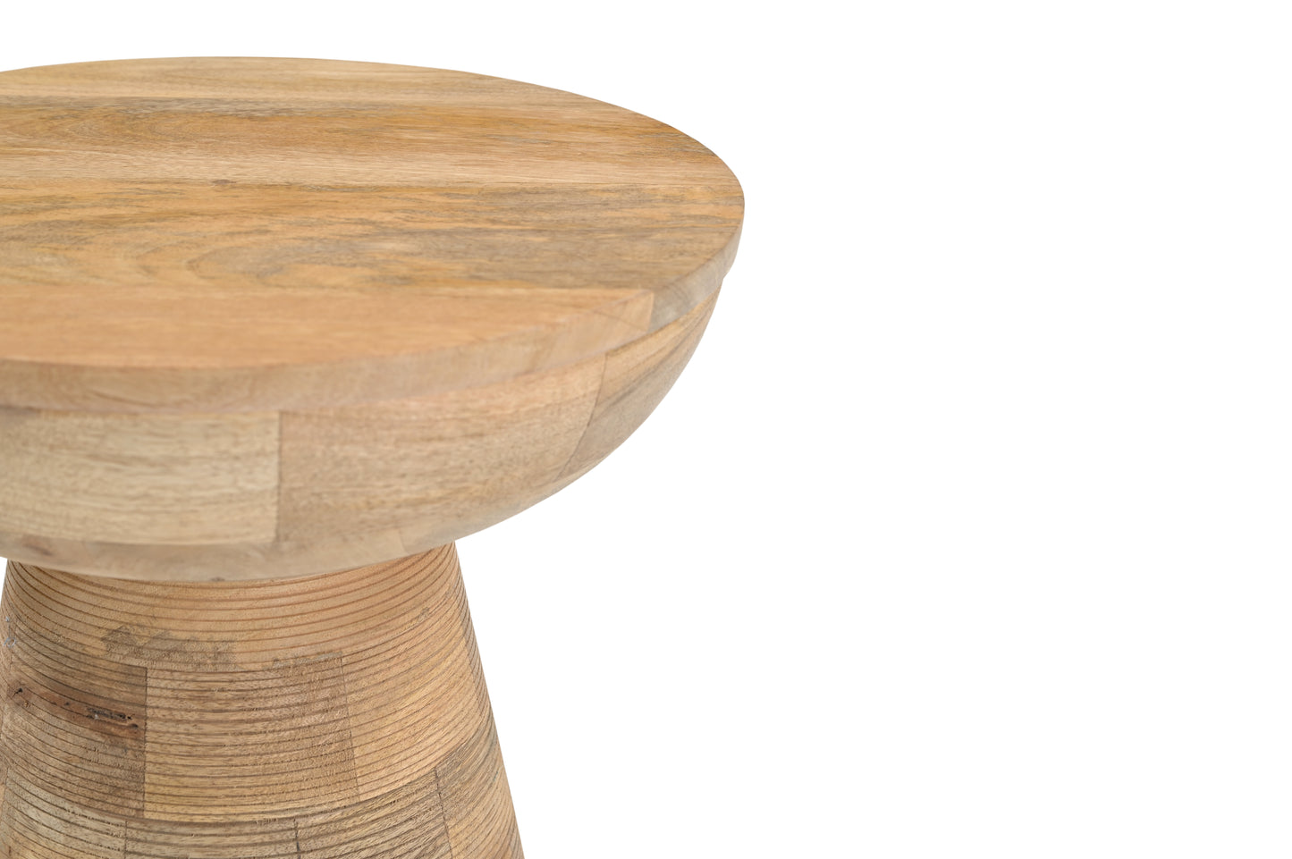Modern Natural Wood Side Table – Handcrafted Design