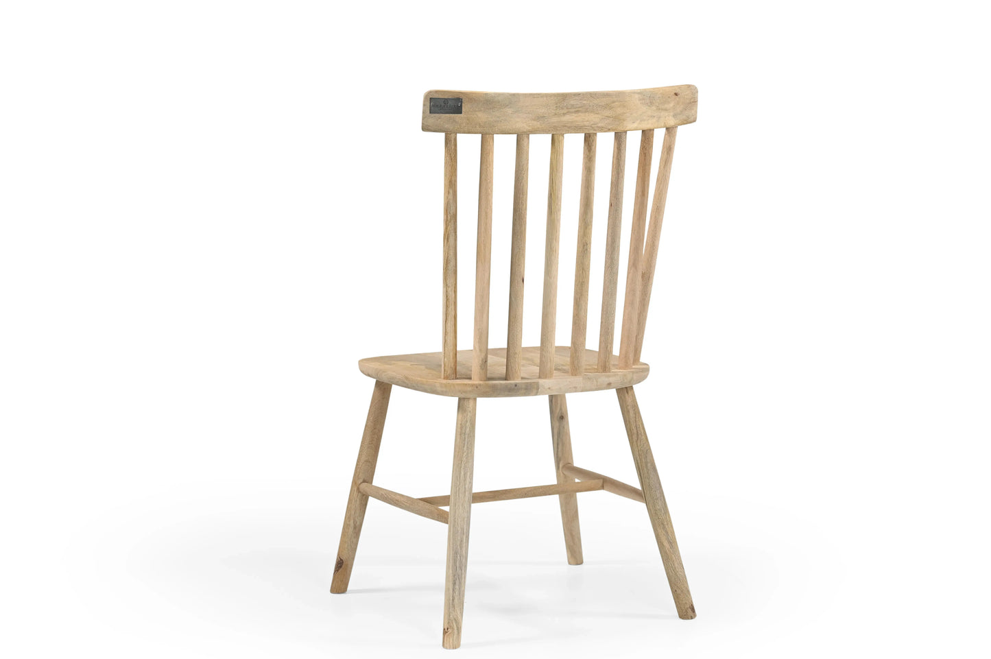 Solid Wood Dining Chair in Natural Finish – Modern Minimalist Chair - Furniza