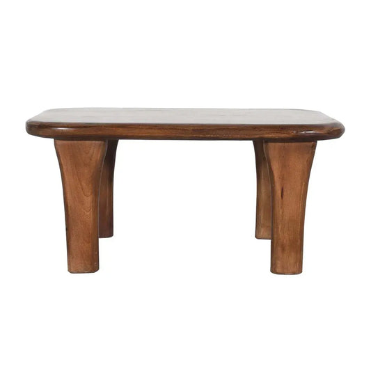 Contemporary Walnut Coffee Table - Furniza