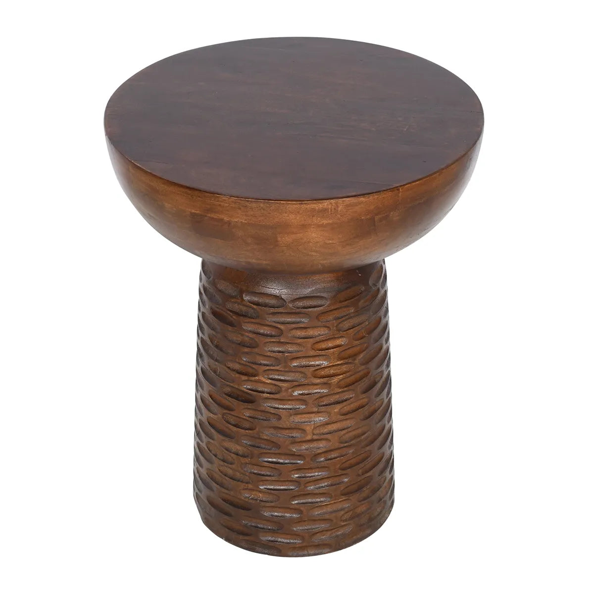 Stylish Walnut Finish Side Table – Handcrafted Accent Table