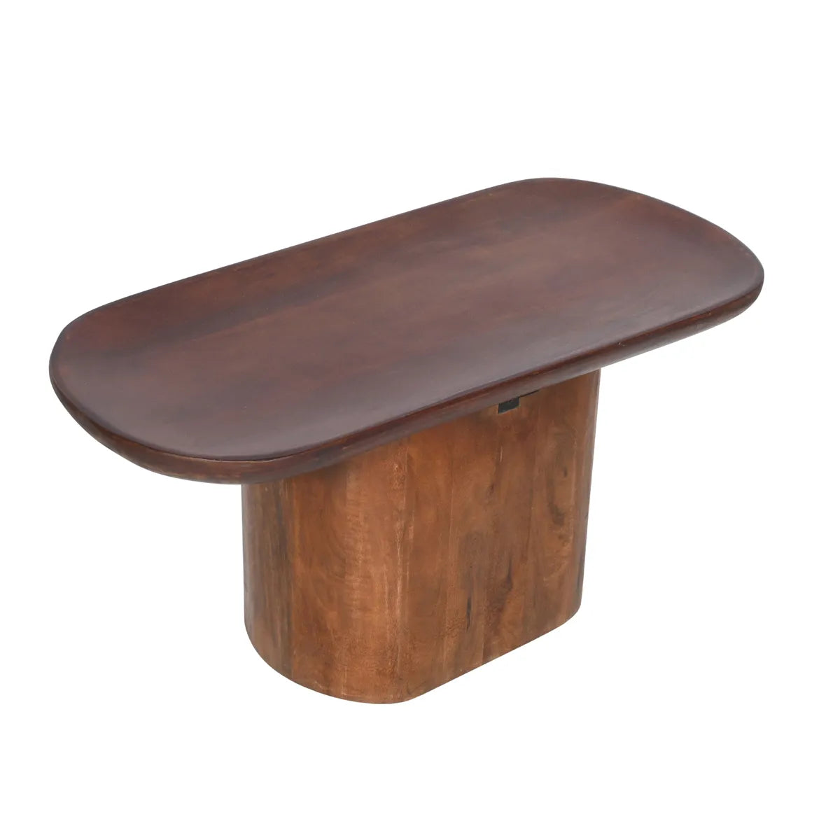 Elegant Walnut Finish Coffee Table
