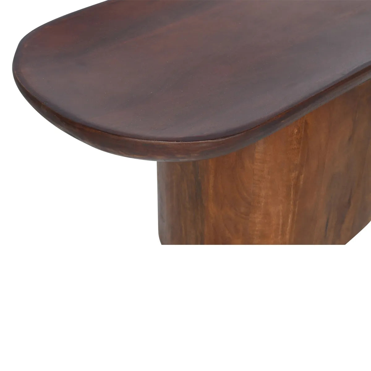 Elegant Walnut Finish Coffee Table