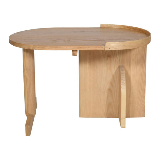 Modern Natural Finish Coffee Table - Furniza