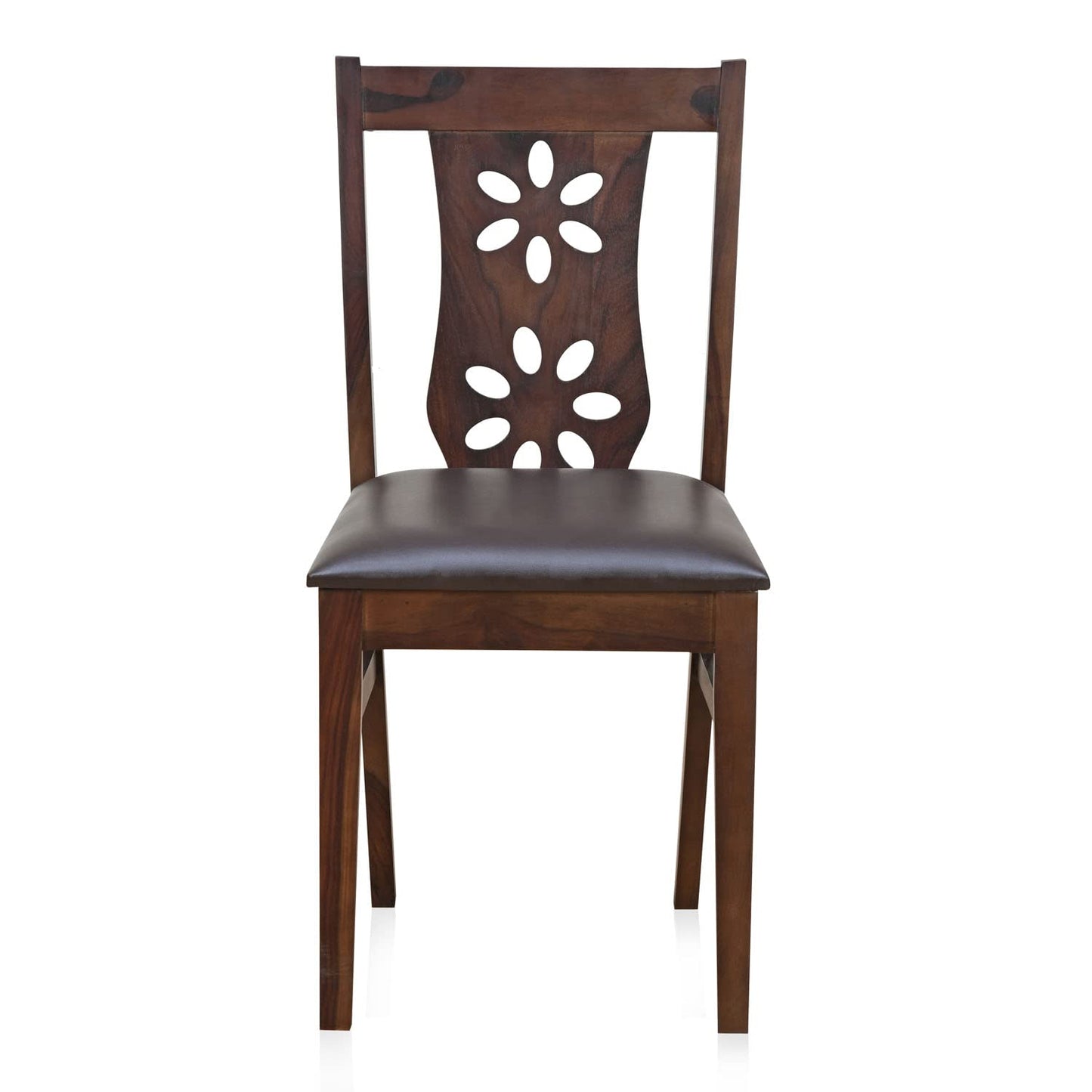 The Verona Dining Set – 6-Seater Set in Sheesham Wood and Dark Brown Finish