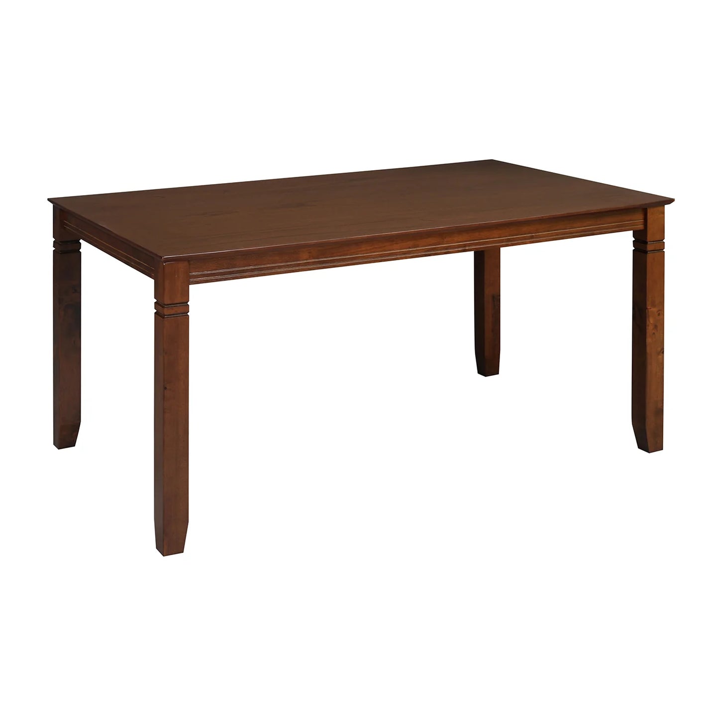 6 Seater Mid-Century Sheesham Wood 6-Seater Dining Set with Bench
