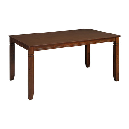 6 Seater Mid-Century Sheesham Wood 6-Seater Dining Set with Bench