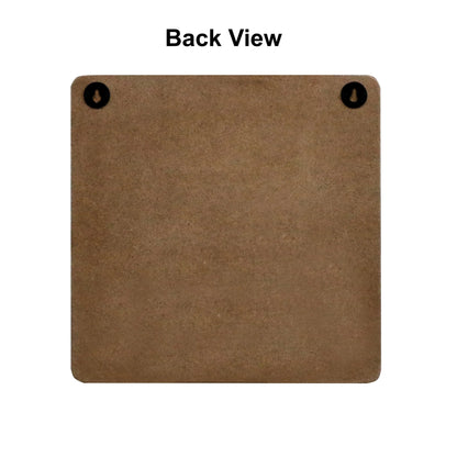 Set of 2 Hand-Carved Leaf Wall Panel FURNIZA