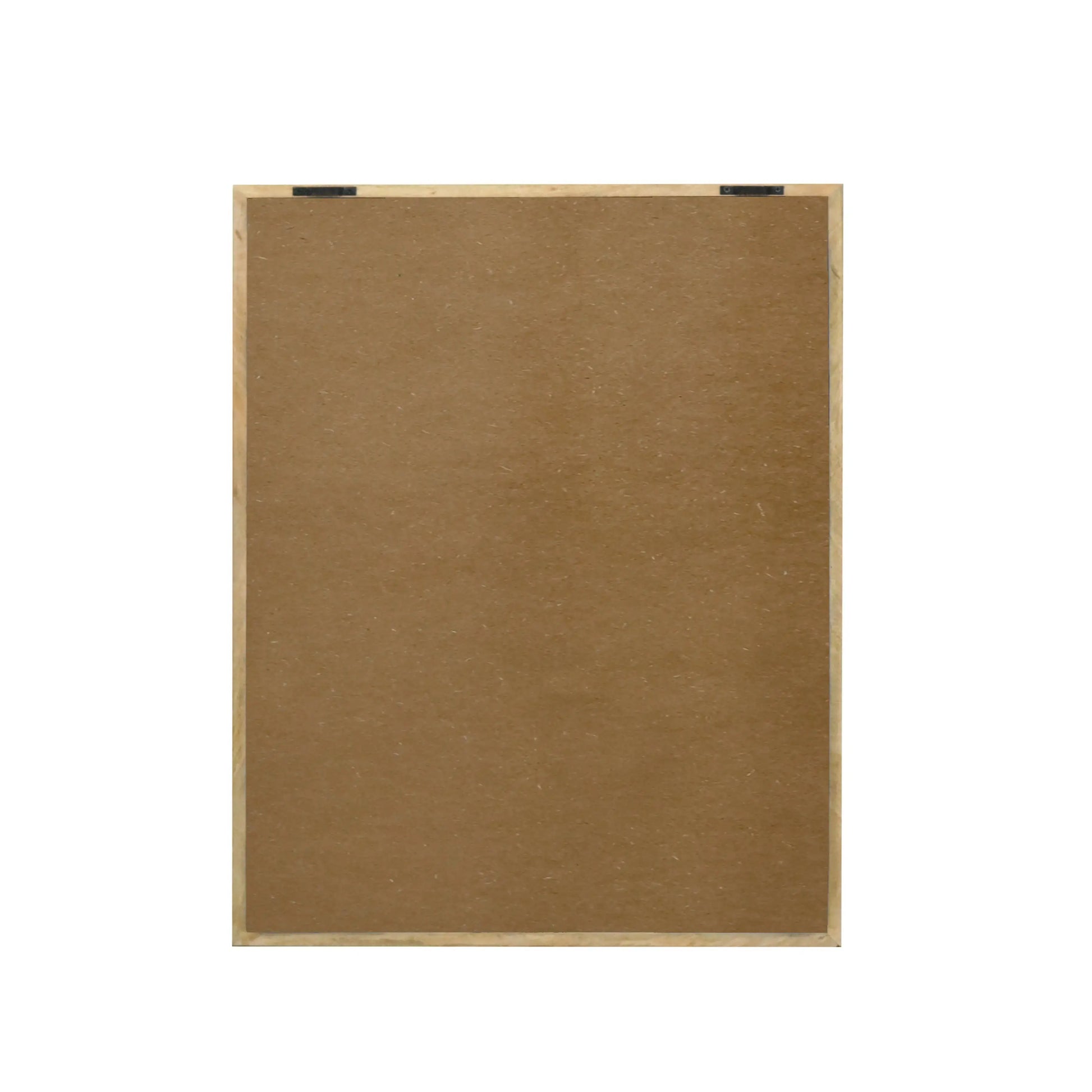 Hand-Carved Palm Leaf Wall Panel in Maroon & Natural Wood Frame – Elegant Wall Décor - Furniza