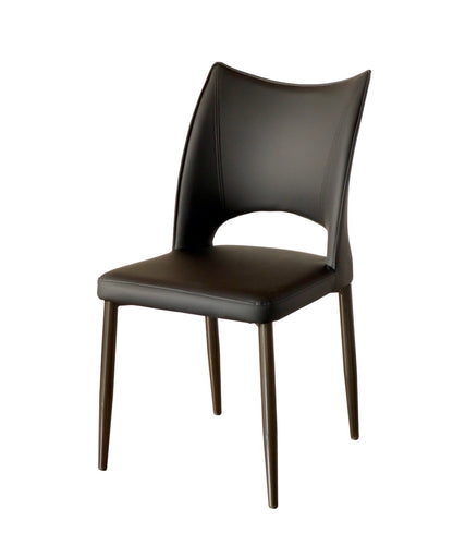 2 Seater White Marble Finish Dining Table Set with leatherette Chairs