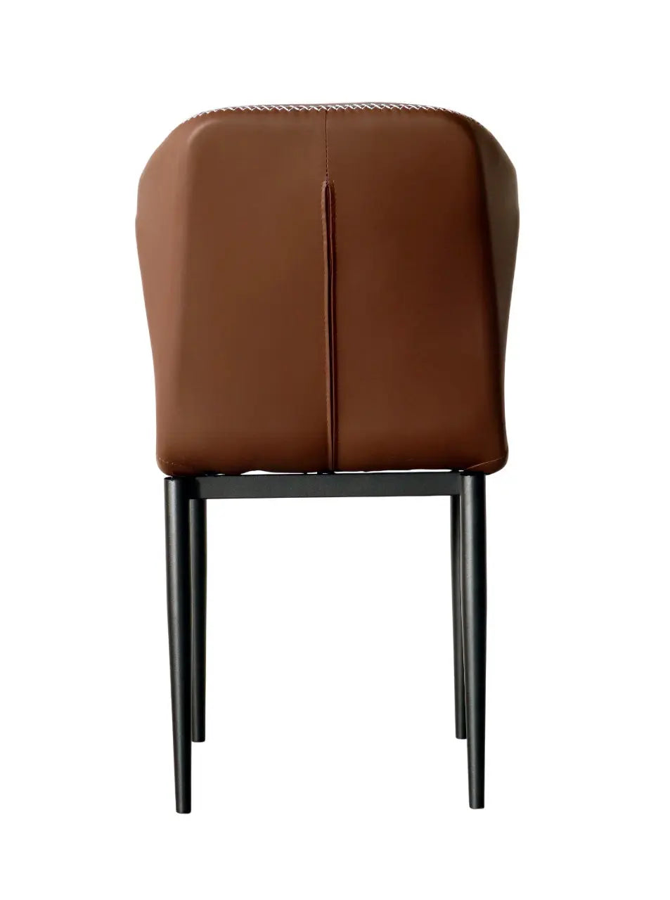 Grey Dining Chair with Iron Frame – Modern Upholstered Seat FURNIZA