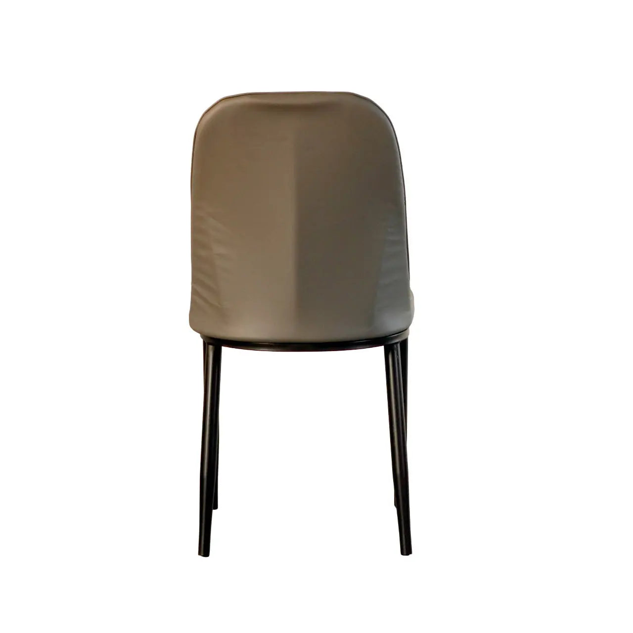 Modern Iron Base Upholstered Chair – White FURNIZA