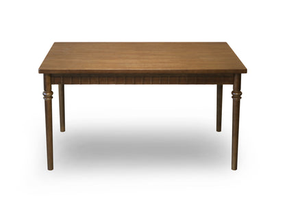 Solid Wood Dining Table with Turned Legs | 4 Seater Dining Table