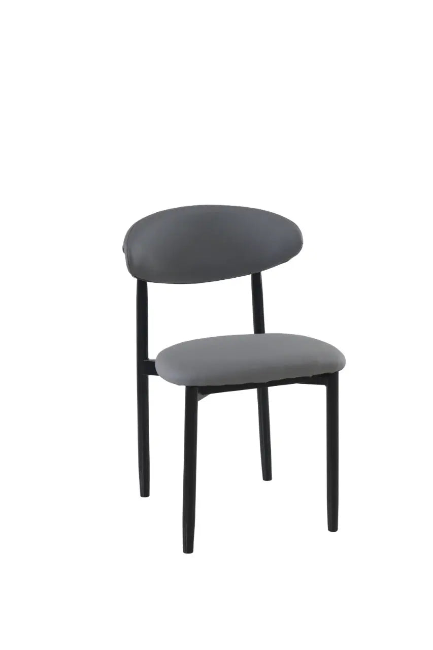 Modern Rectangular 4 Seater Dining Table Set with Cushioned Chairs FURNIZA