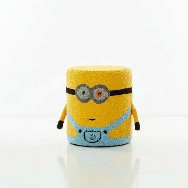 Minion Theme Kids Pouf – Yellow & Blue FURNIZA
