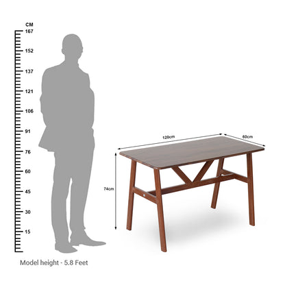 Modern Wooden 4 Seater Dining Table Set with Designer Chairs