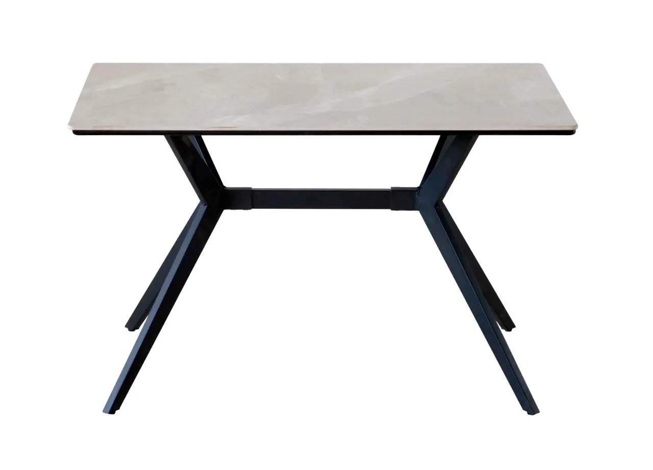 Luxury 4 Seater Dining Table Set with Marble Finish Top Furniza