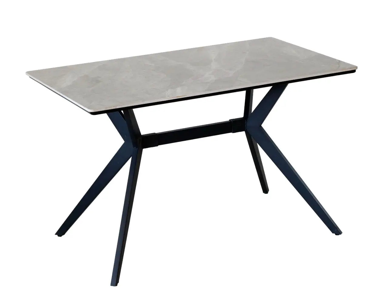 Luxury 4 Seater Dining Table Set with Marble Finish Top Furniza