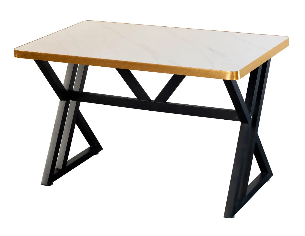 Modern 4 Seater Dining Table Set with Upholstered Chairs FURNIZA