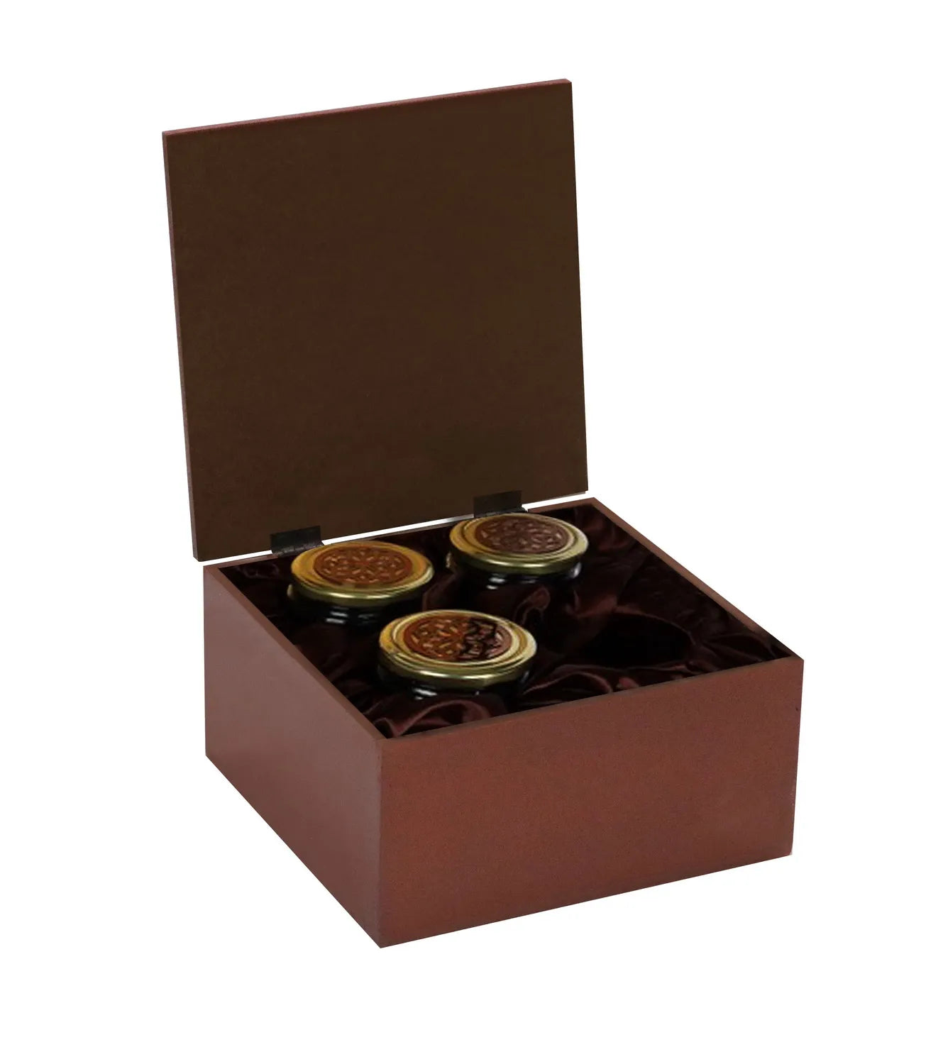 Maroon Hand-Carved Flower Design MDF Storage Box – Decorative Multi-Use Wooden Organizer for Jewelry, Keepsakes & Home Décor - Furniza