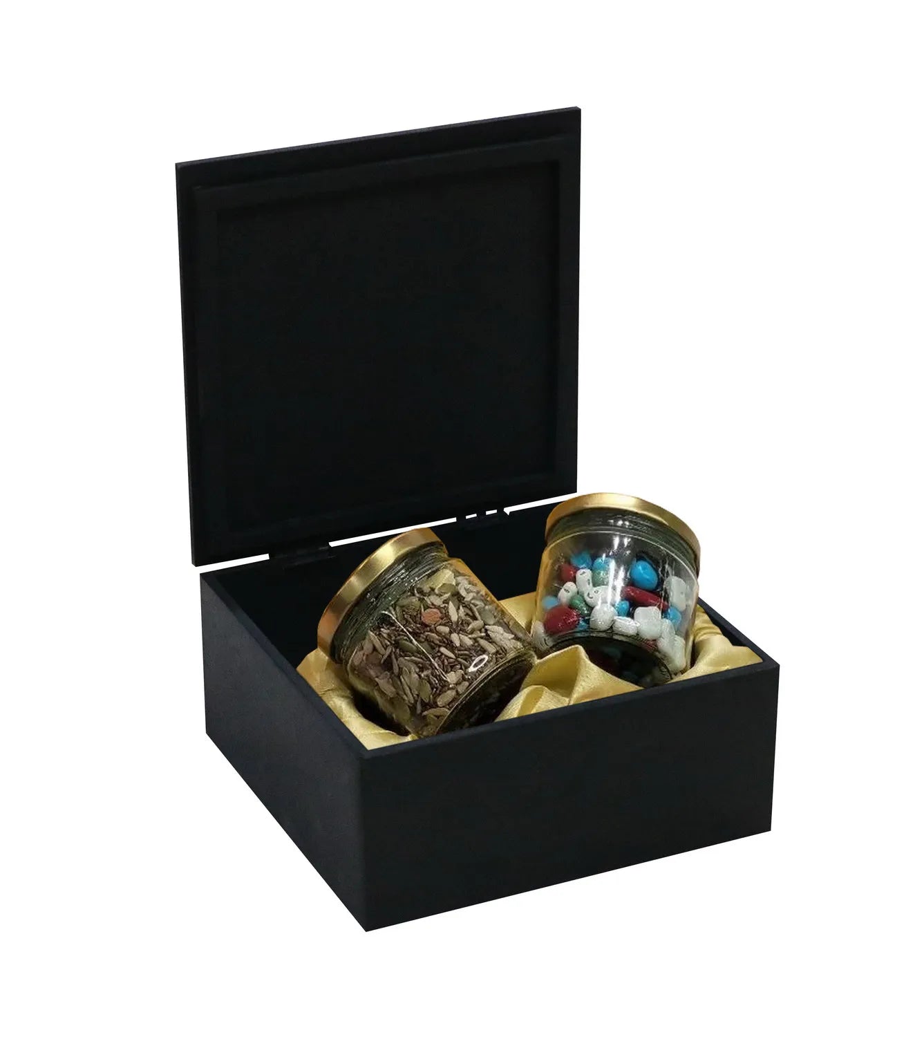 Black Finish MDF Storage Box with Hand-Carved Lid – Decorative Wooden Organizer for Jewelry, Keepsakes & Home Décor - Furniza