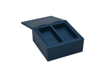 Handcrafted Wooden Jewellery Box with Leaf Design & Inner Tray