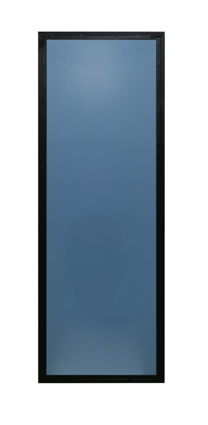 Full-Length Iron Mirror with Black-finished Frame – Modern Luxury Mirror - Furniza