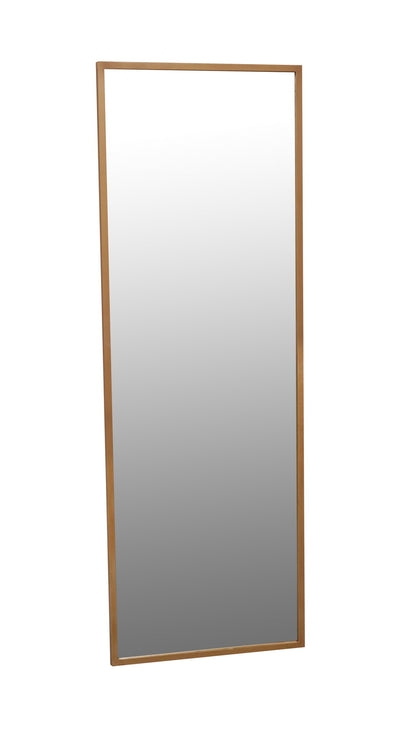 Full-Length Iron Mirror with copper-finished Frame – Modern Luxury Mirror - Furniza