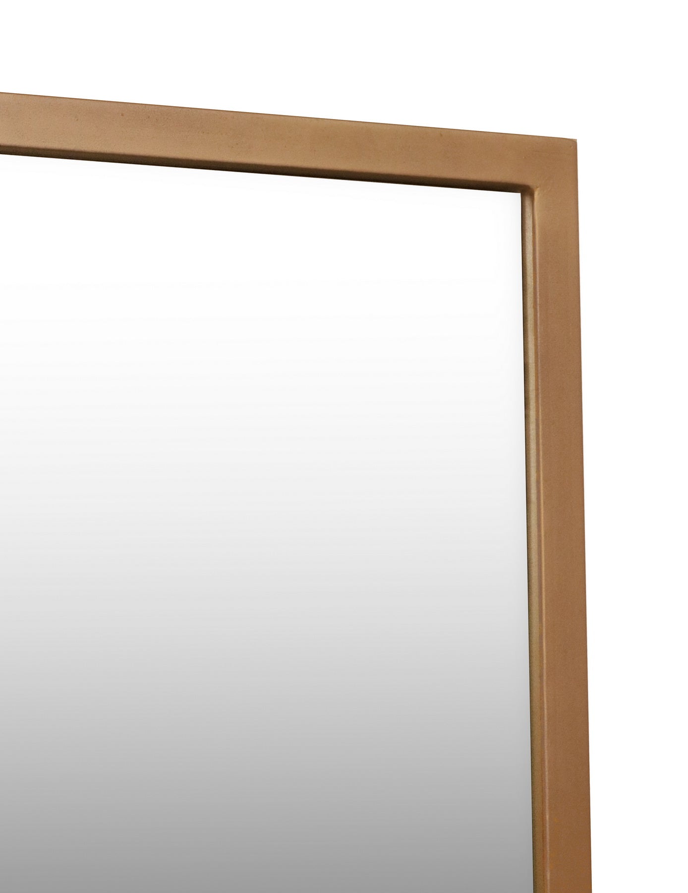 Full-Length Iron Mirror with copper-finished Frame – Modern Luxury Mirror - Furniza