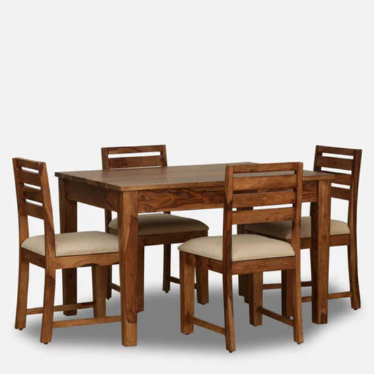 The Verona – 4-Seater Dining Set in Sheesham Wood