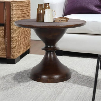 Elegant Dark Walnut Coffee Table