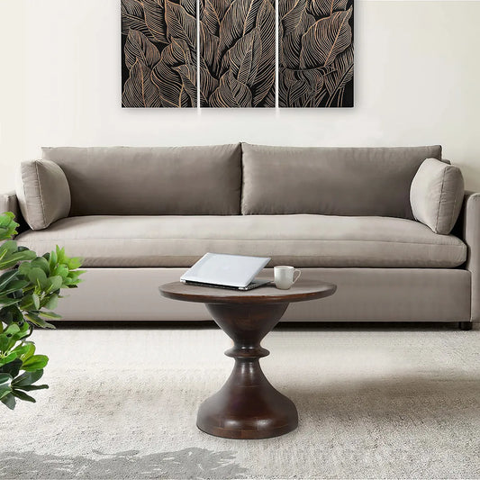 Elegant Dark Walnut Coffee Table