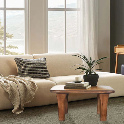 Contemporary Walnut Coffee Table