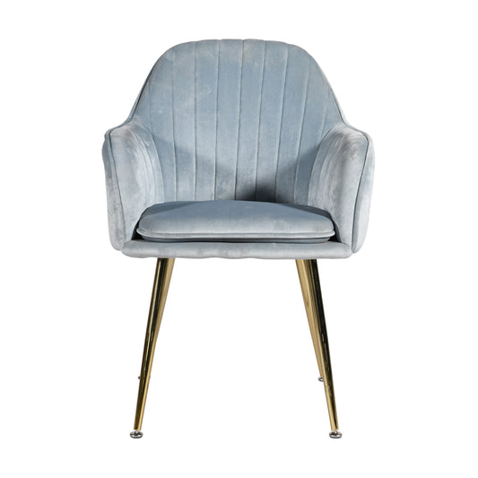 VelvetCrest Arm Chair