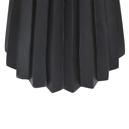 Modern Bold Black Side Table – Sculptural Accent Table - Furniza