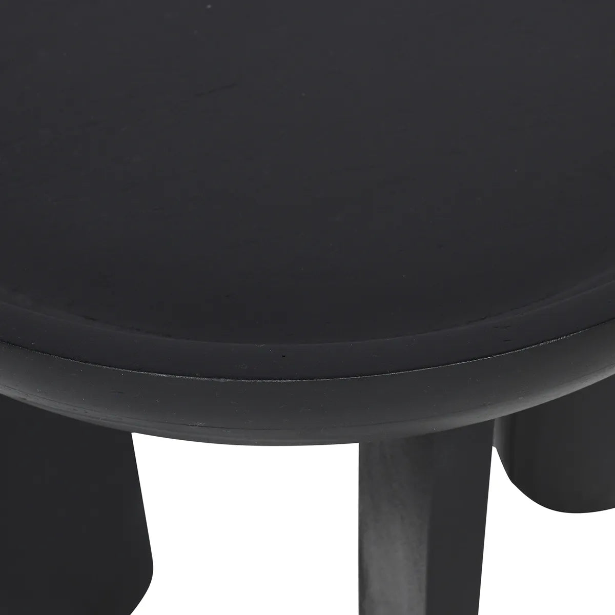 Modern Black Finish Side Table – Contemporary Accent Table - Furniza