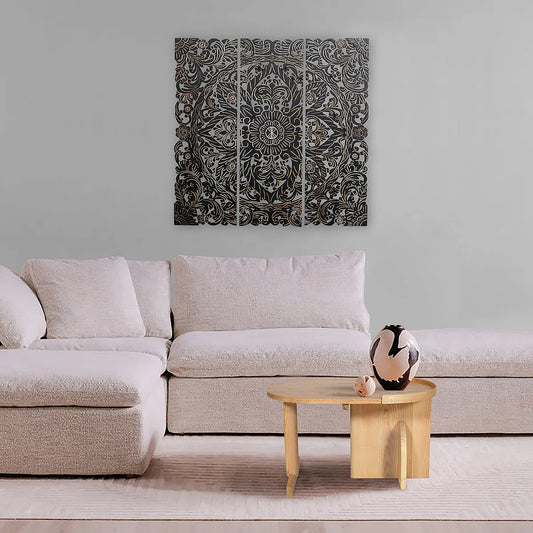 Modern Natural Finish Coffee Table - Furniza