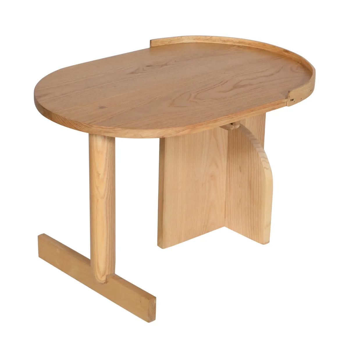 Modern Natural Finish Coffee Table - Furniza